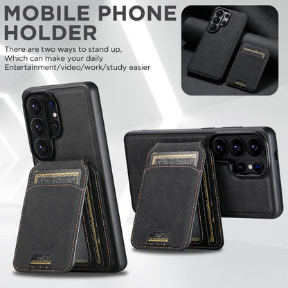 Suteni H16 Litchi Texture Leather Detachable Wallet Back Phone Case, For Samsung Galaxy S26+ 5G, For Samsung Galaxy S26 Ultra 5G, For Samsung Galaxy S25 5G, For Samsung Galaxy S25+ 5G, For Samsung Galaxy S25 Ultra 5G, For Samsung Galaxy S24 Ultra 5G   ...