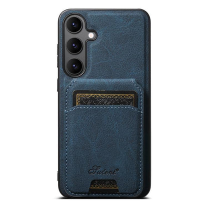 Suteni H16 Litchi Texture Leather Detachable Wallet Back Phone Case, For Samsung Galaxy S26+ 5G, For Samsung Galaxy S26 Ultra 5G, For Samsung Galaxy S25 5G, For Samsung Galaxy S25+ 5G, For Samsung Galaxy S25 Ultra 5G, For Samsung Galaxy S24 Ultra 5G   ...