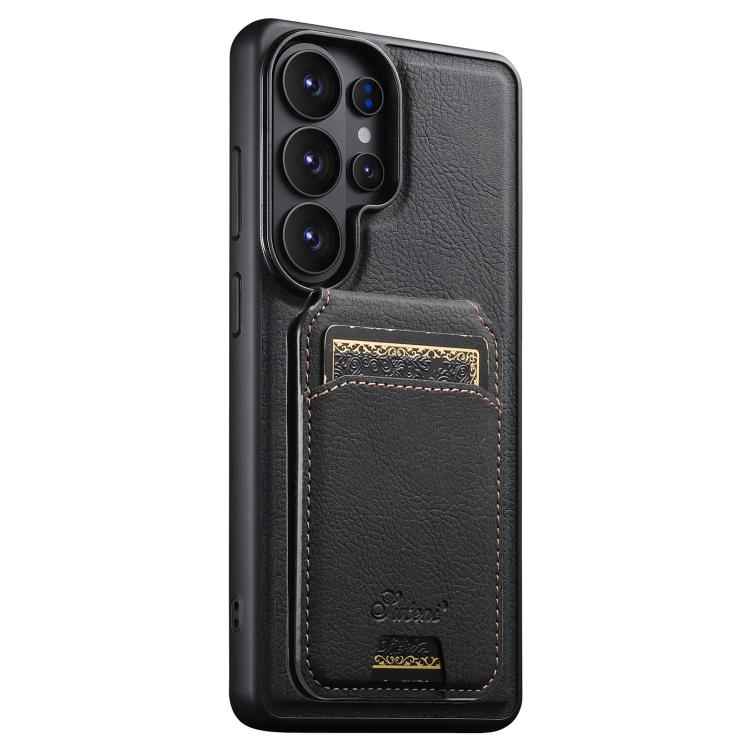 Suteni H16 Litchi Texture Leather Detachable Wallet Back Phone Case, For Samsung Galaxy S26+ 5G, For Samsung Galaxy S26 Ultra 5G, For Samsung Galaxy S25 5G, For Samsung Galaxy S25+ 5G, For Samsung Galaxy S25 Ultra 5G, For Samsung Galaxy S24 Ultra 5G   ...