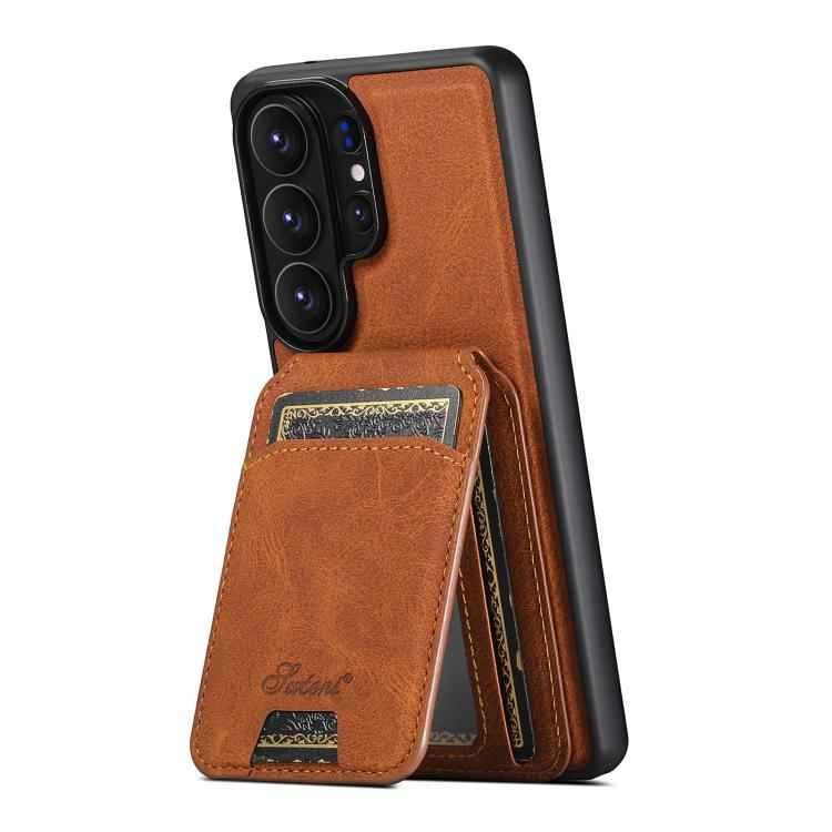 Suteni H16 Litchi Texture Leather Detachable Wallet Back Phone Case, For Samsung Galaxy S26+ 5G, For Samsung Galaxy S26 Ultra 5G, For Samsung Galaxy S25 5G, For Samsung Galaxy S25+ 5G, For Samsung Galaxy S25 Ultra 5G, For Samsung Galaxy S24 Ultra 5G   ...
