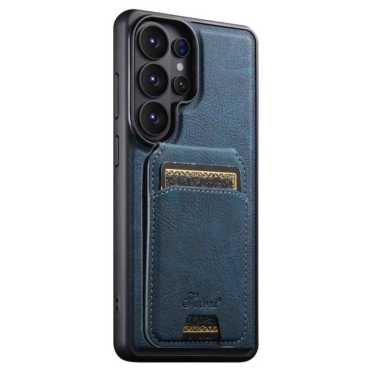Suteni H16 Litchi Texture Leather Detachable Wallet Back Phone Case, For Samsung Galaxy S26+ 5G, For Samsung Galaxy S26 Ultra 5G, For Samsung Galaxy S25 5G, For Samsung Galaxy S25+ 5G, For Samsung Galaxy S25 Ultra 5G, For Samsung Galaxy S24 Ultra 5G   ...