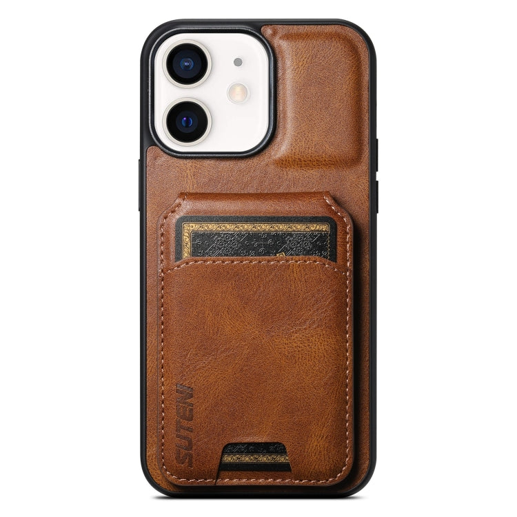 Suteni H02 Leather Wallet Stand Back Phone Case