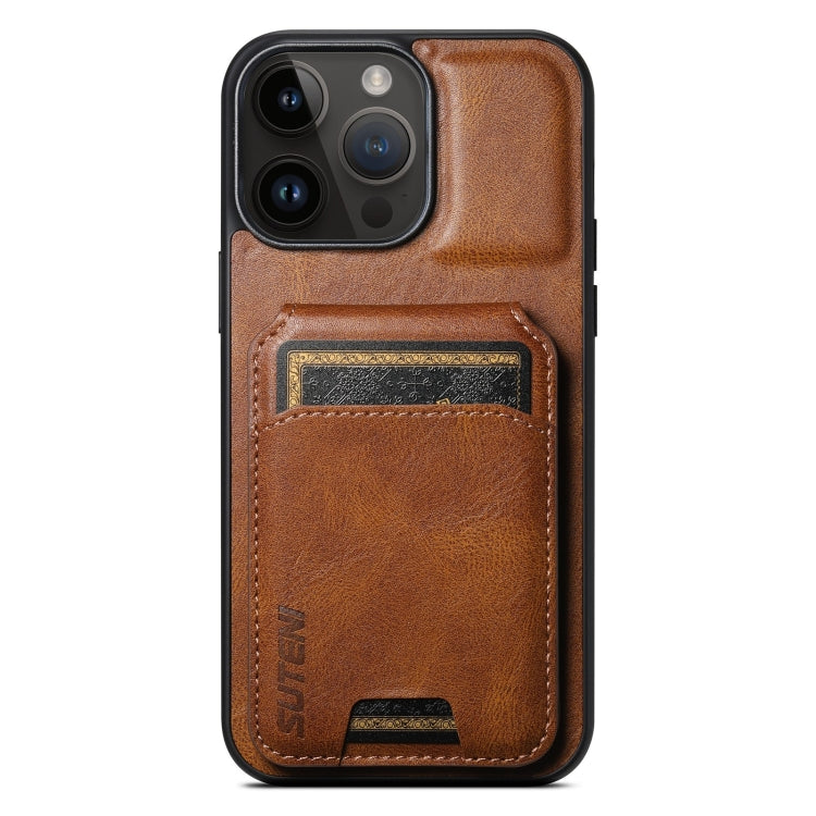 Suteni H02 Leather Wallet Stand Back Phone Case