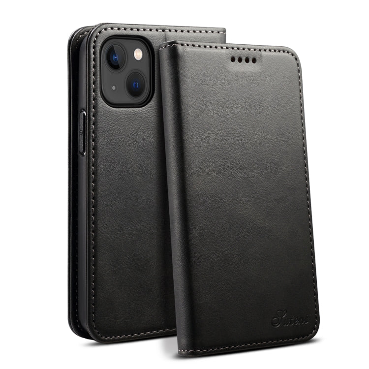 Suteni Calf Texture Horizontal Flip Leather Phone Case