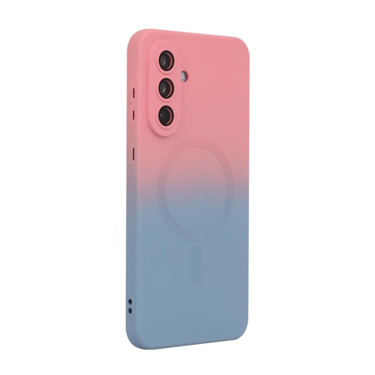 ENKAY Hat-Prince MagSafe Rainbow Gradient Silicone Phone Case with Lens Film, For Galaxy A08 4G, For Galaxy S26 FE 5G, For Galaxy A57 5G, For Samsung Galaxy A37 5G, For Galaxy A27 5G, For Samsung Galaxy A56 5G, For Samsung Galaxy A36 5G                ...