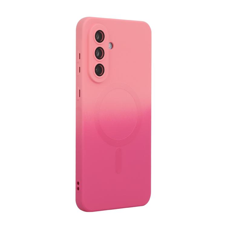 ENKAY Hat-Prince MagSafe Rainbow Gradient Silicone Phone Case with Lens Film, For Samsung Galaxy A54, For Samsung Galaxy S23 Ultra 5G, For Samsung Galaxy S23+ 5G, For Samsung Galaxy S23 5G, For Galaxy A18 4G / 5G, For Samsung Galaxy A17 / A26 5G       ...