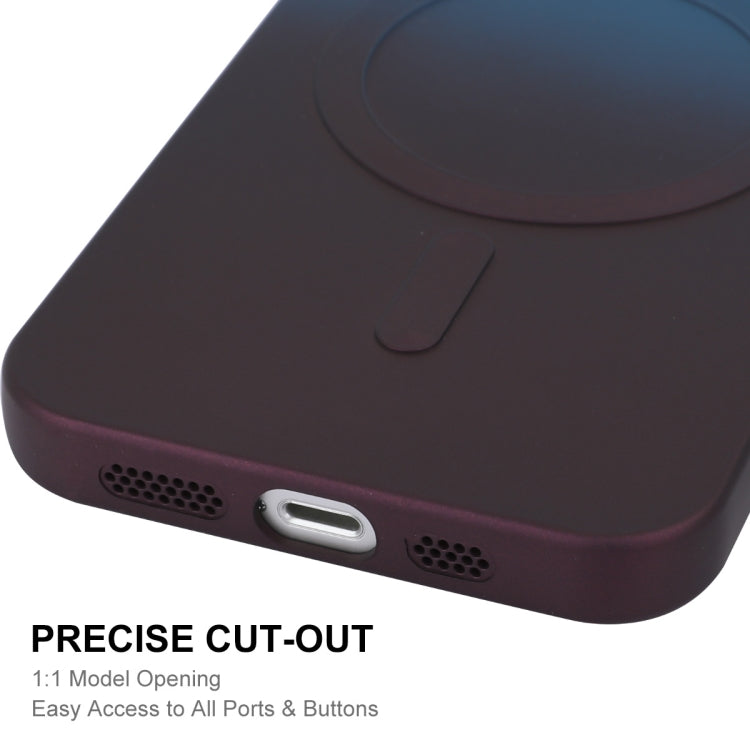 ENKAY Hat-Prince MagSafe Rainbow Gradient Silicone Phone Case with Lens Film