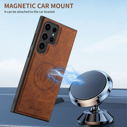 Suteni H17 Litchi Texture Leather MagSafe Detachable Wallet Phone Case, For Samsung Galaxy S22+ 5G, For Samsung Galaxy S22 5G, For Samsung Galaxy Note20 Ultra, For Samsung Galaxy Note20