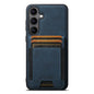 Suteni H17 Litchi Texture Leather MagSafe Detachable Wallet Phone Case, For Samsung Galaxy S26+ 5G, For Samsung Galaxy S26 Ultra 5G, For Samsung Galaxy S25 5G, For Samsung Galaxy S25+ 5G, For Samsung Galaxy S25 Ultra 5G, For Samsung Galaxy S24 Ultra 5G...
