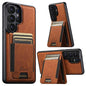 Suteni H17 Litchi Texture Leather MagSafe Detachable Wallet Phone Case, For Samsung Galaxy S26+ 5G, For Samsung Galaxy S26 Ultra 5G, For Samsung Galaxy S25 5G, For Samsung Galaxy S25+ 5G, For Samsung Galaxy S25 Ultra 5G, For Samsung Galaxy S24 Ultra 5G...
