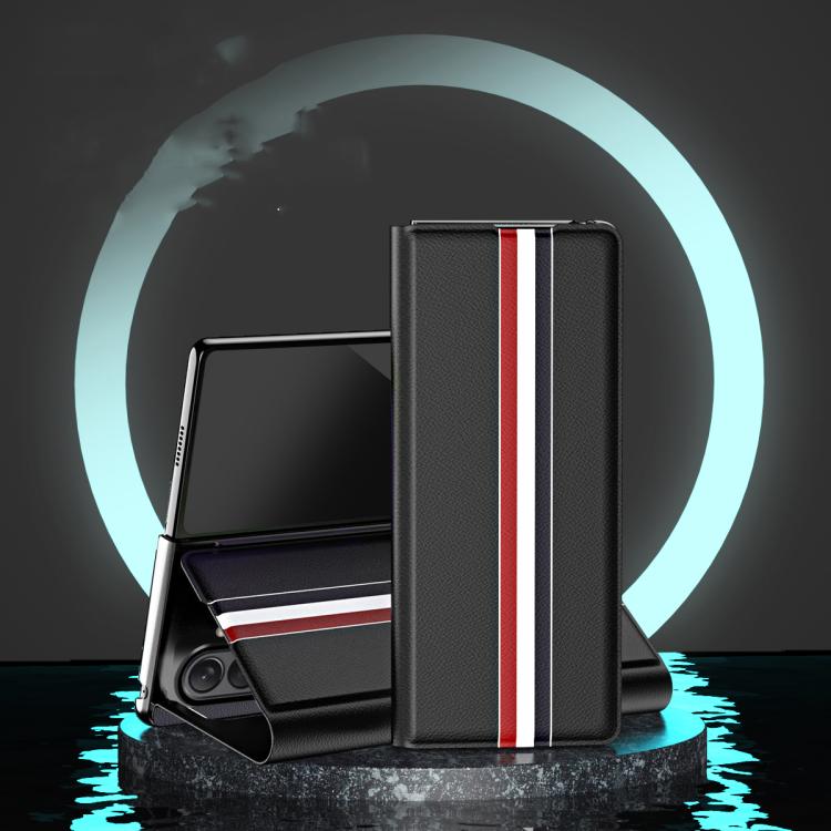 Litchi Texture PU Back Phone Case with Holder