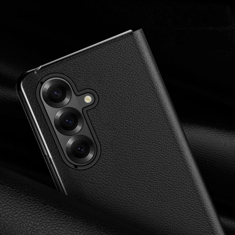 Litchi Texture PU Back Phone Case with Holder