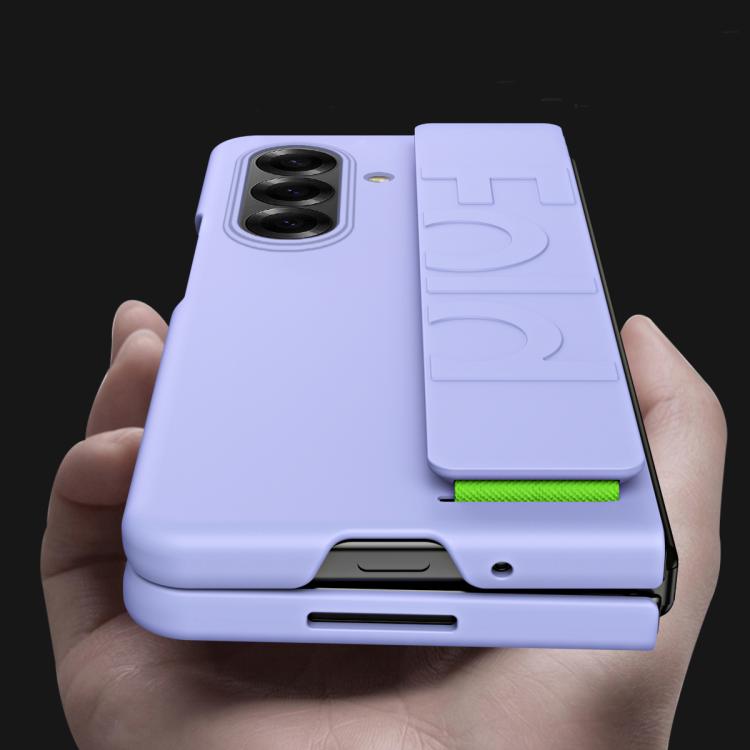 Skin Elastic Wrist Grip Back Cover Phone Case