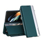 Side Electroplated Adsorption Leather Phone Case with Pen Slot, For Galaxy Z Fold8 Ultra 5G, For Galaxy Z TriFold, For Galaxy Z Fold7 5G, For Galaxy Z Fold6 5G