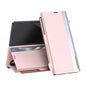 Side Electroplated Adsorption Leather Phone Case with Pen Slot, For Galaxy Z Fold8 Ultra 5G, For Galaxy Z TriFold, For Galaxy Z Fold7 5G, For Galaxy Z Fold6 5G
