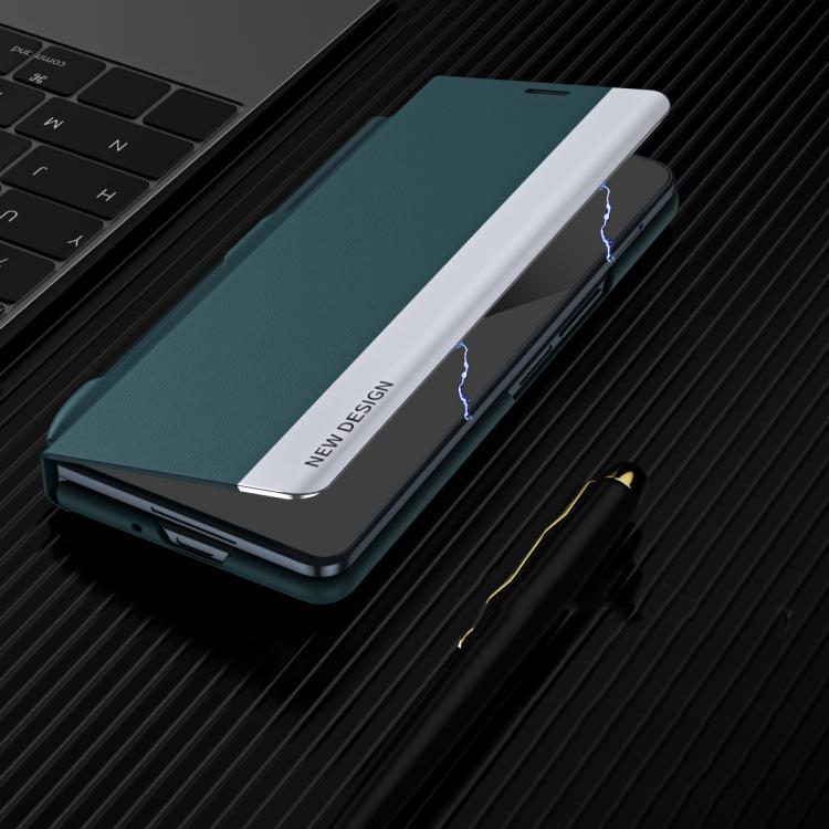 Side Electroplated Adsorption Leather Phone Case with Pen Slot, For Galaxy Z Fold8 Ultra 5G, For Galaxy Z TriFold, For Galaxy Z Fold7 5G, For Galaxy Z Fold6 5G