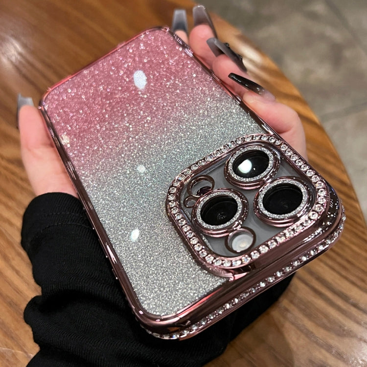 Diamond Gradient Glitter TPU Phone Case