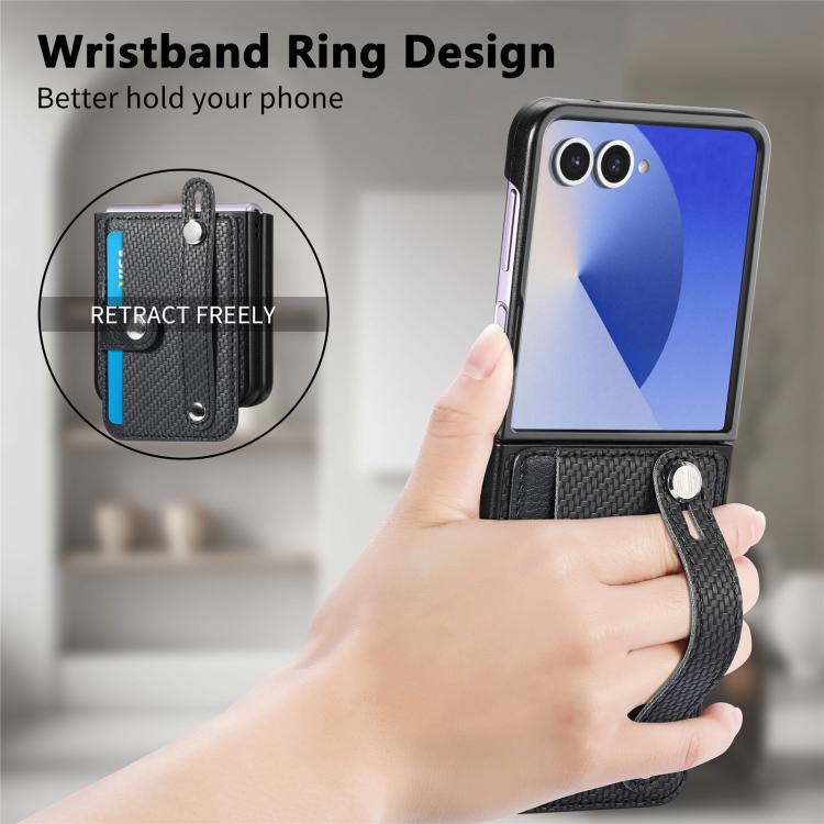 Wristband Kickstand Card Wallet Back Cover Phone Case