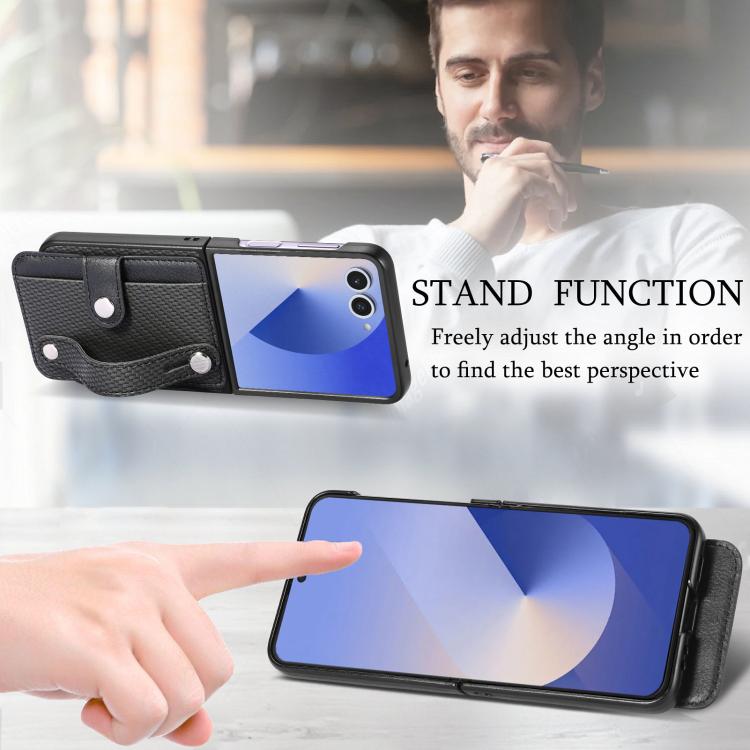 Wristband Kickstand Card Wallet Back Cover Phone Case