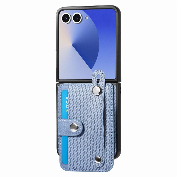 Wristband Kickstand Card Wallet Back Cover Phone Case