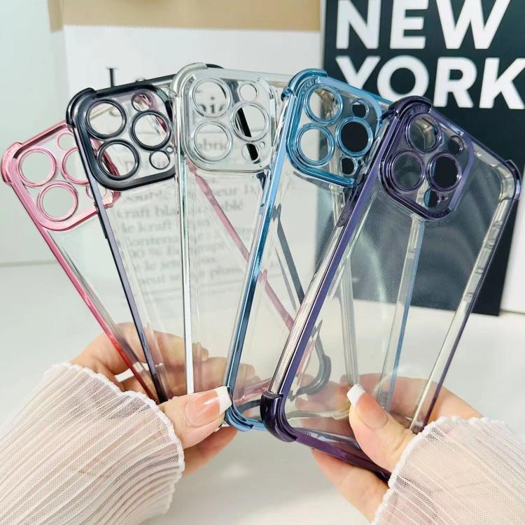 Electrpolated Space Four-corner Shockproof TPU Phone Case