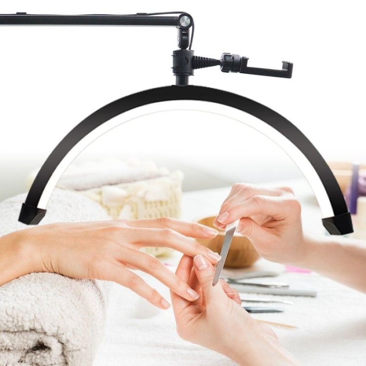 D-M30X 23 inch Half Moon Shape Beauty Manicure Lamp Curved Fill Light