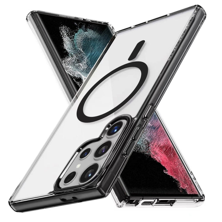 Ice Color Magnetic Series TPU Hybrid Acrylic Magsafe Phone Case, For Samsung Galaxy S22 Ultra 5G
