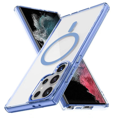 Ice Color Magnetic Series TPU Hybrid Acrylic Magsafe Phone Case, For Samsung Galaxy S22 Ultra 5G