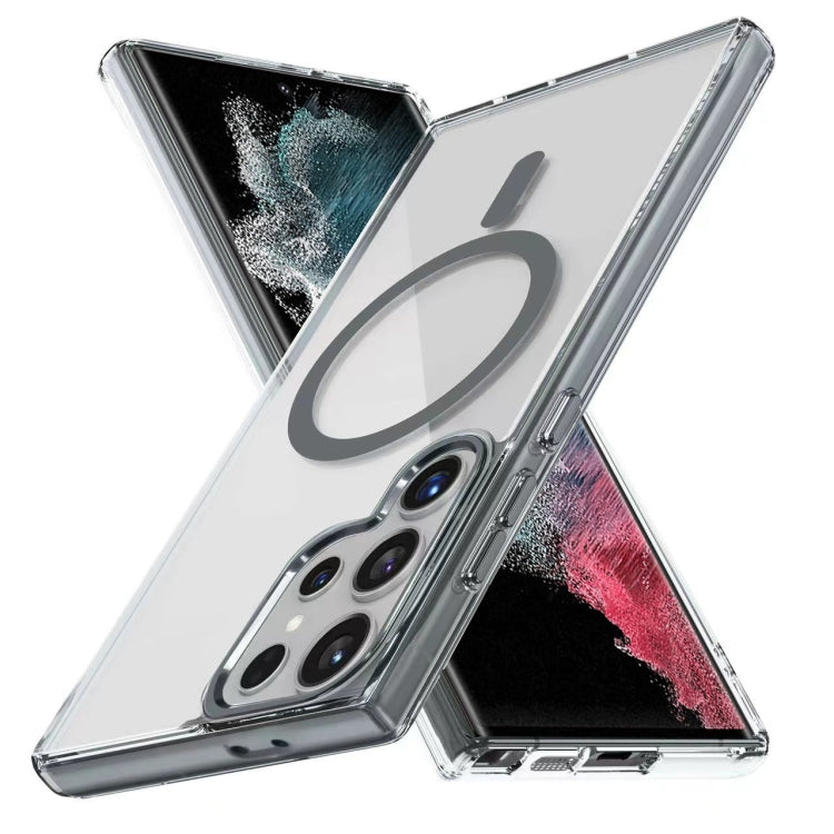 Ice Color Magnetic Series TPU Hybrid Acrylic Magsafe Phone Case, For Samsung Galaxy S22 Ultra 5G