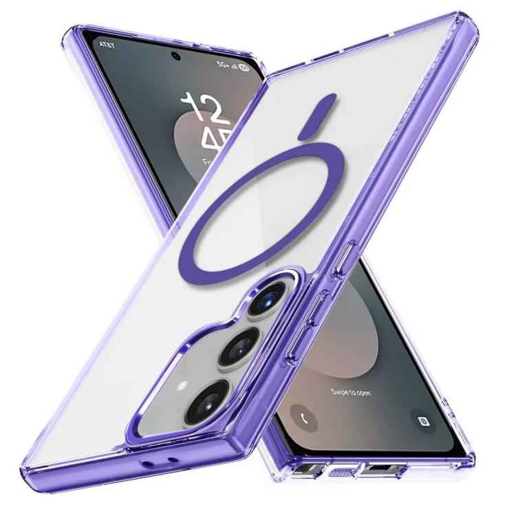 Ice Color Magnetic Series TPU Hybrid Acrylic Magsafe Phone Case, For Samsung Galaxy S25 FE 5G, For Samsung Galaxy A17, For Samsung Galaxy S25 Edge 5G, For Samsung Galaxy A26 5G, For Samsung Galaxy A36 5G, For Samsung Galaxy S25 5G