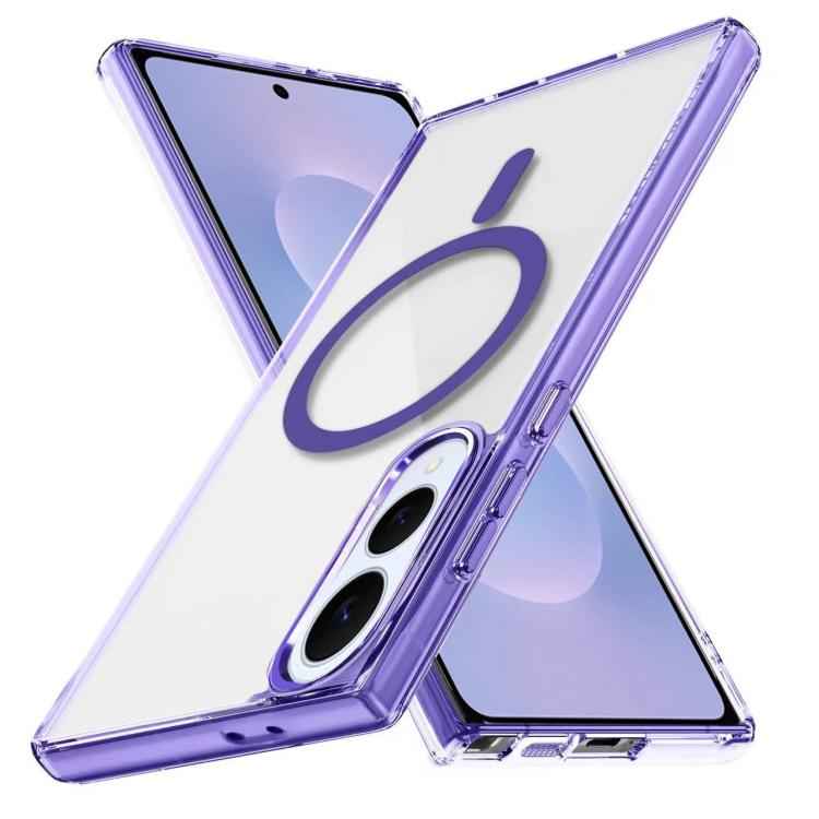 Ice Color Magnetic Series TPU Hybrid Acrylic Magsafe Phone Case, For Samsung Galaxy S25 FE 5G, For Samsung Galaxy A17, For Samsung Galaxy S25 Edge 5G, For Samsung Galaxy A26 5G, For Samsung Galaxy A36 5G, For Samsung Galaxy S25 5G