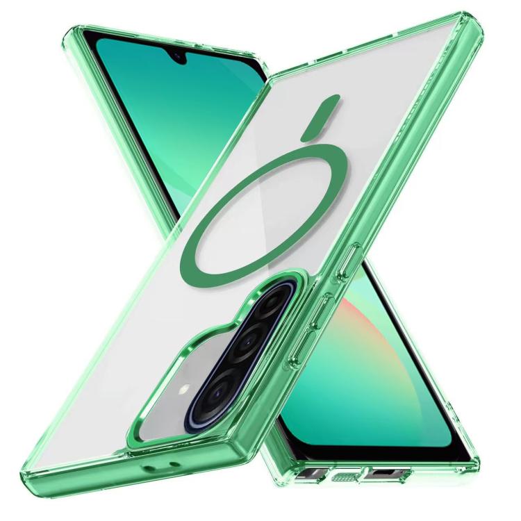 Ice Color Magnetic Series TPU Hybrid Acrylic Magsafe Phone Case, For Samsung Galaxy S25 FE 5G, For Samsung Galaxy A17, For Samsung Galaxy S25 Edge 5G, For Samsung Galaxy A26 5G, For Samsung Galaxy A36 5G, For Samsung Galaxy S25 5G