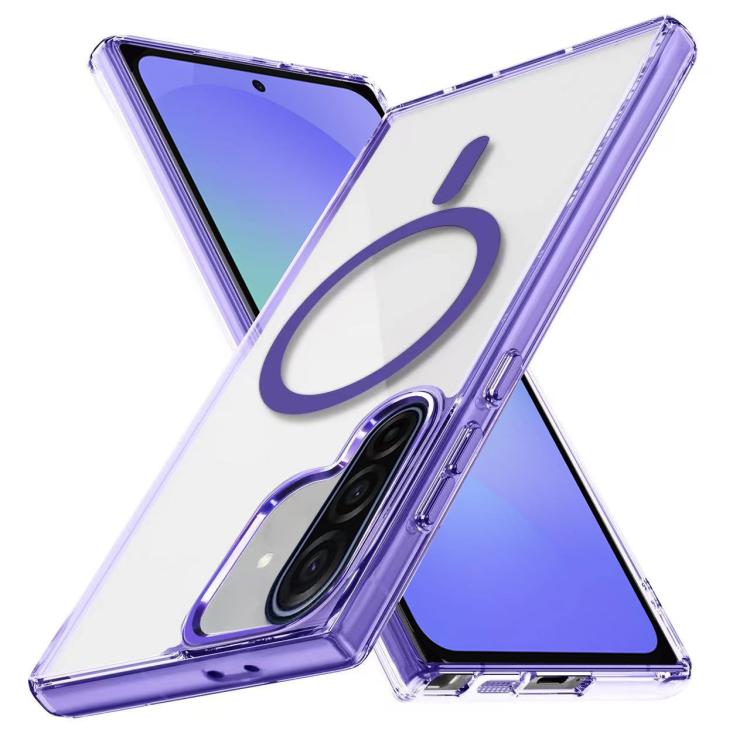 Ice Color Magnetic Series TPU Hybrid Acrylic Magsafe Phone Case, For Samsung Galaxy S25 FE 5G, For Samsung Galaxy A17, For Samsung Galaxy S25 Edge 5G, For Samsung Galaxy A26 5G, For Samsung Galaxy A36 5G, For Samsung Galaxy S25 5G