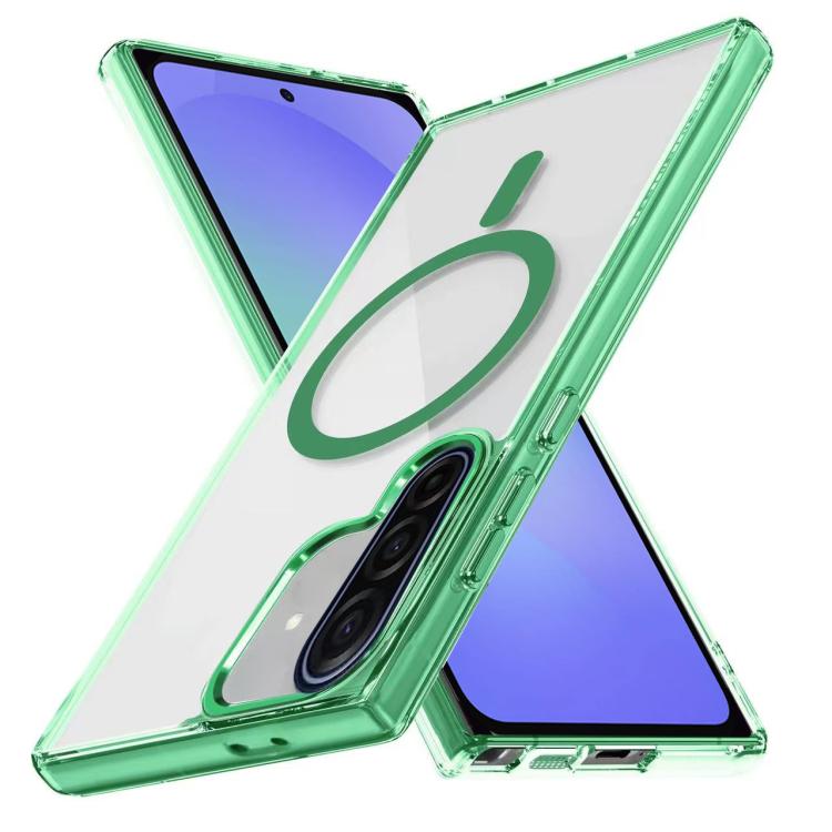 Ice Color Magnetic Series TPU Hybrid Acrylic Magsafe Phone Case, For Samsung Galaxy S25 FE 5G, For Samsung Galaxy A17, For Samsung Galaxy S25 Edge 5G, For Samsung Galaxy A26 5G, For Samsung Galaxy A36 5G, For Samsung Galaxy S25 5G