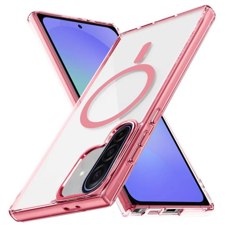 Ice Color Magnetic Series TPU Hybrid Acrylic Magsafe Phone Case, For Samsung Galaxy S25 FE 5G, For Samsung Galaxy A17, For Samsung Galaxy S25 Edge 5G, For Samsung Galaxy A26 5G, For Samsung Galaxy A36 5G, For Samsung Galaxy S25 5G