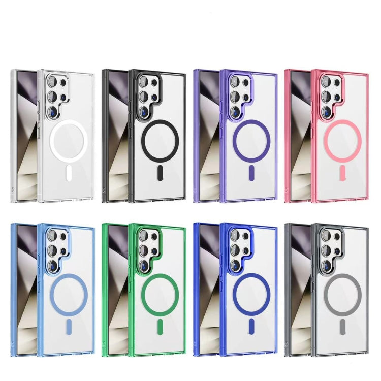Ice Color Magnetic Series TPU Hybrid Acrylic Magsafe Phone Case, For Samsung Galaxy S22 Ultra 5G