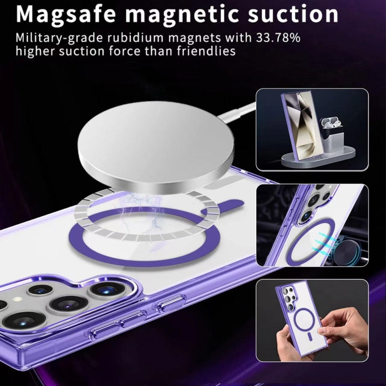 Ice Color Magnetic Series TPU Hybrid Acrylic Magsafe Phone Case, For Samsung Galaxy S22 Ultra 5G