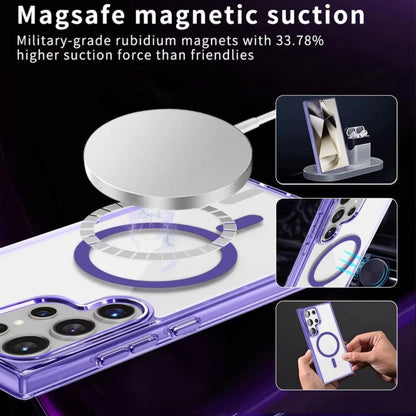 Ice Color Magnetic Series TPU Hybrid Acrylic Magsafe Phone Case, For Samsung Galaxy S22 Ultra 5G