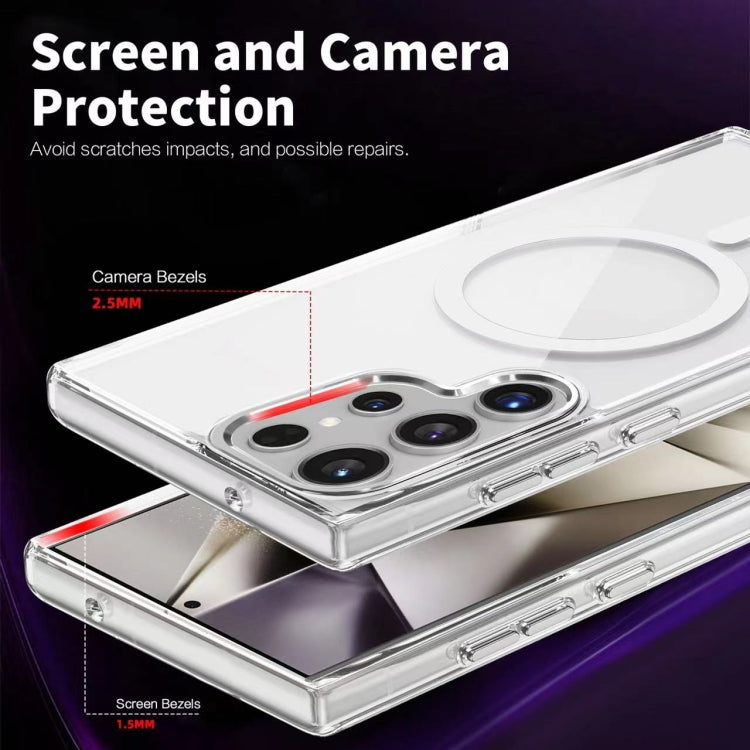 Ice Color Magnetic Series TPU Hybrid Acrylic Magsafe Phone Case, For Samsung Galaxy S22 Ultra 5G