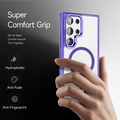 Ice Color Magnetic Series TPU Hybrid Acrylic Magsafe Phone Case, For Samsung Galaxy S22 Ultra 5G