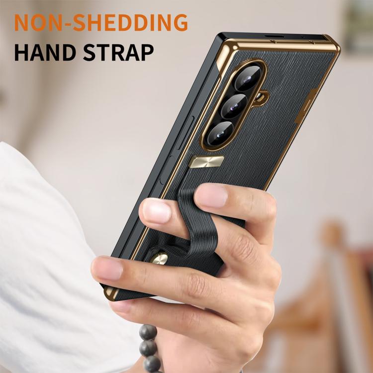Retractable Wrist Strap Invisible Stand Phone Case