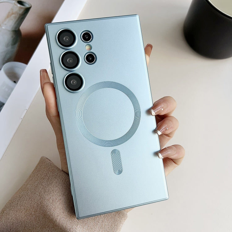 Metallic Paint Magsafe Liquid TPU Phone Case, For Samsung Galaxy S24 Ultra 5G, For Samsung Galaxy S24+ 5G, For Samsung Galaxy S24 5G, For Samsung Galaxy S23 Ultra 5G, For Samsung Galaxy S23+ 5G, For Samsung Galaxy S23 5G