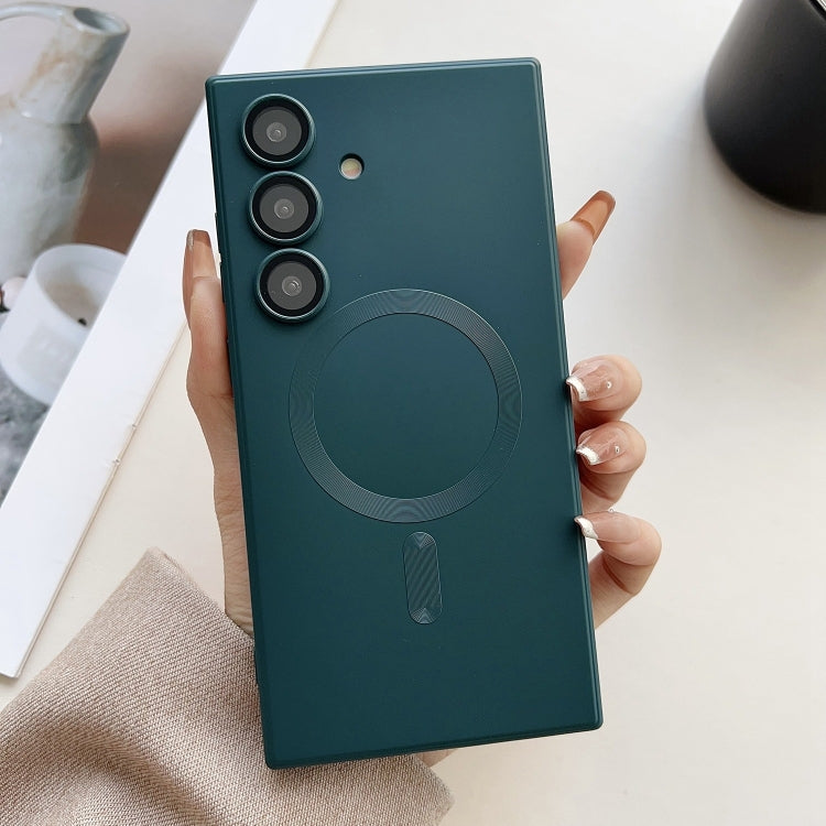 Metallic Paint Magsafe Liquid TPU Phone Case, For Samsung Galaxy S26+ 5G, For Samsung Galaxy S26 Ultra 5G, For Samsung Galaxy S26 5G, For Samsung Galaxy S25 5G, For Samsung Galaxy S25+ 5G, For Samsung Galaxy S25 Ultra 5G