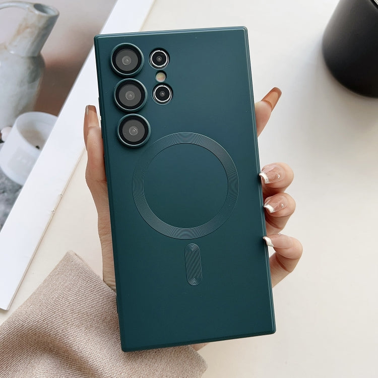 Metallic Paint Magsafe Liquid TPU Phone Case, For Samsung Galaxy S26+ 5G, For Samsung Galaxy S26 Ultra 5G, For Samsung Galaxy S26 5G, For Samsung Galaxy S25 5G, For Samsung Galaxy S25+ 5G, For Samsung Galaxy S25 Ultra 5G