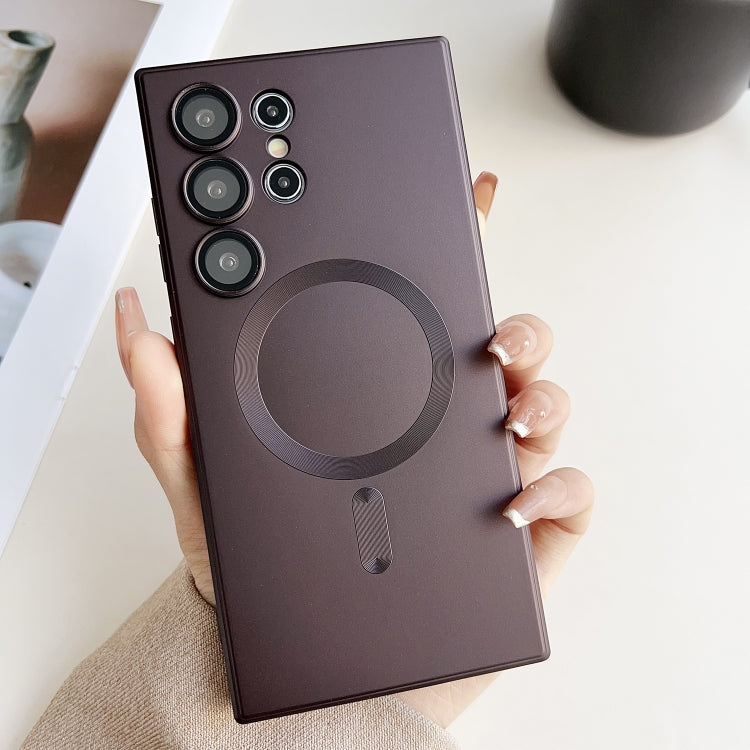 Metallic Paint Magsafe Liquid TPU Phone Case, For Samsung Galaxy S26+ 5G, For Samsung Galaxy S26 Ultra 5G, For Samsung Galaxy S26 5G, For Samsung Galaxy S25 5G, For Samsung Galaxy S25+ 5G, For Samsung Galaxy S25 Ultra 5G