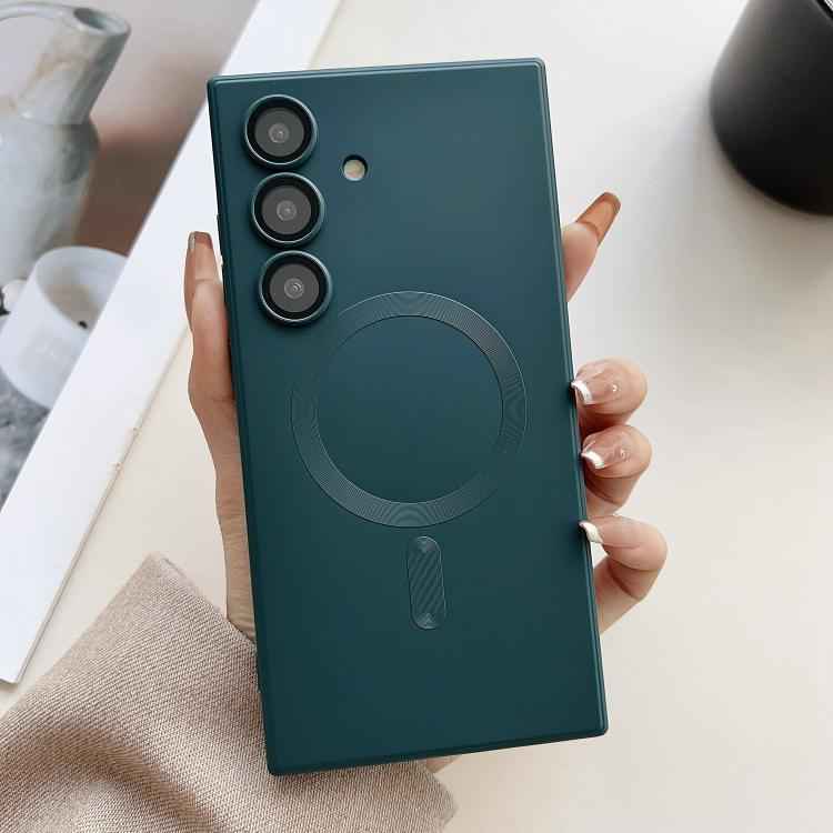 Metallic Paint Magsafe Liquid TPU Phone Case, For Samsung Galaxy S26+ 5G, For Samsung Galaxy S26 Ultra 5G, For Samsung Galaxy S26 5G, For Samsung Galaxy S25 5G, For Samsung Galaxy S25+ 5G, For Samsung Galaxy S25 Ultra 5G