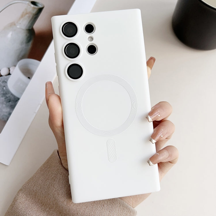 Metallic Paint Magsafe Liquid TPU Phone Case, For Samsung Galaxy S26+ 5G, For Samsung Galaxy S26 Ultra 5G, For Samsung Galaxy S26 5G, For Samsung Galaxy S25 5G, For Samsung Galaxy S25+ 5G, For Samsung Galaxy S25 Ultra 5G