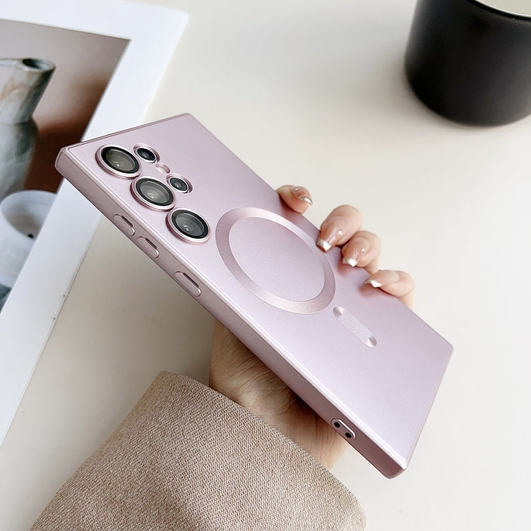 Metallic Paint Magsafe Liquid TPU Phone Case, For Samsung Galaxy S24 Ultra 5G, For Samsung Galaxy S24+ 5G, For Samsung Galaxy S24 5G, For Samsung Galaxy S23 Ultra 5G, For Samsung Galaxy S23+ 5G, For Samsung Galaxy S23 5G