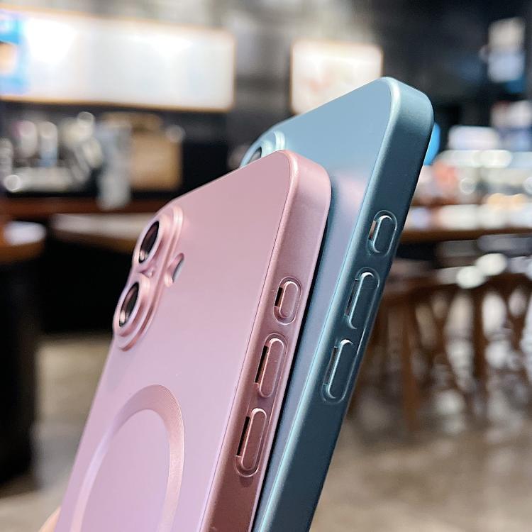 Metallic Paint Magsafe Liquid TPU Phone Case