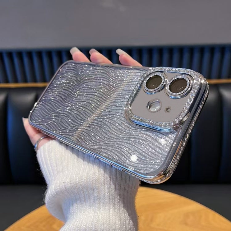 Diamond Water Ripple Gradient Glitter TPU Phone Case